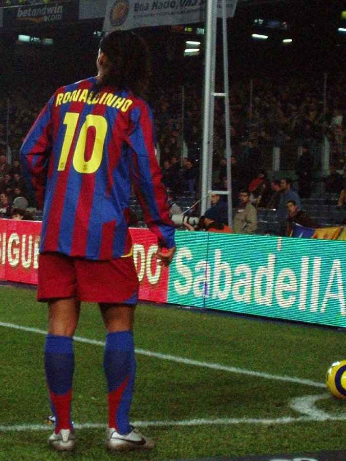 Ronaldinho u dresu Barcelone