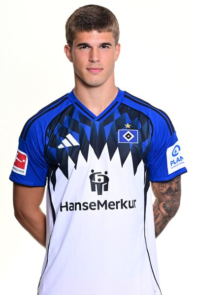 Luka Vusković u dresu HSV